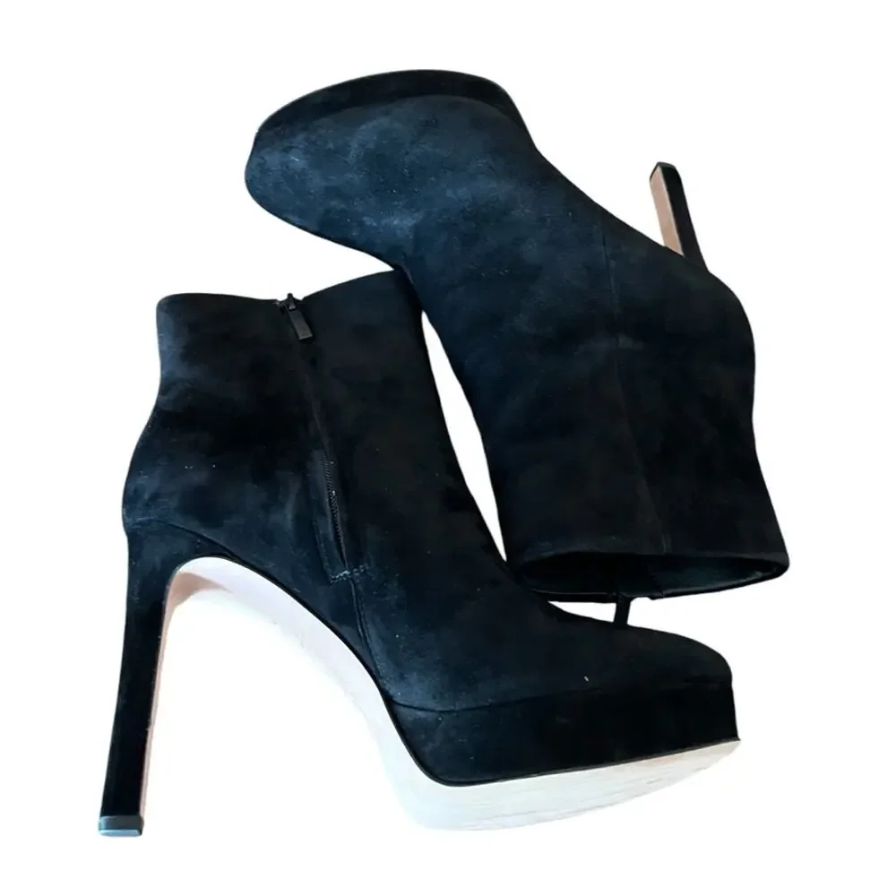 Veronica Beard Dali Suede Stiletto Heel Ankle Boot Bootie NEW Size 9.5